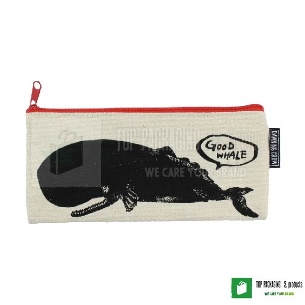 Canvas Cosmetic Bag Pencil Case