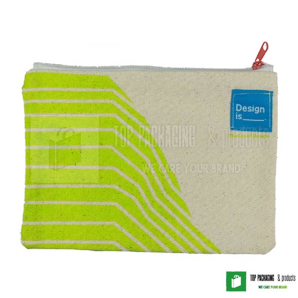 Canvas Cosmetic Bag Pencil Case