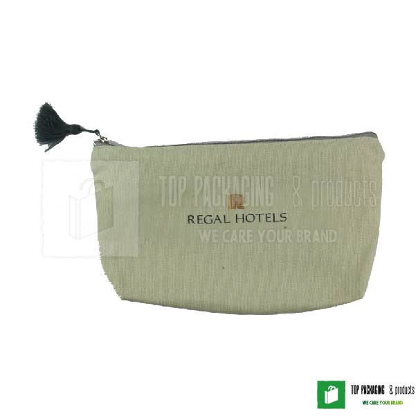 Canvas Cosmetic Bag Pencil Case