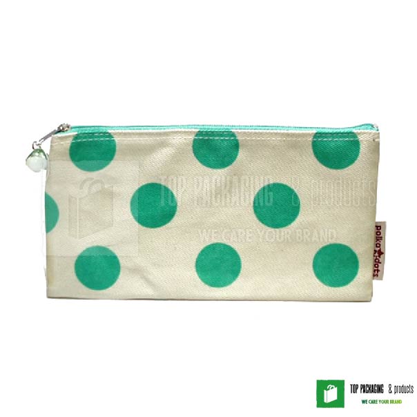 Canvas Cosmetic Bag Pencil Case